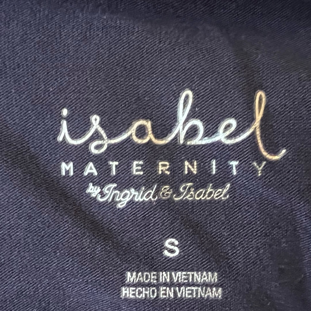 Isabel Maternity Navy Floral Dress - Picture 3 of 3